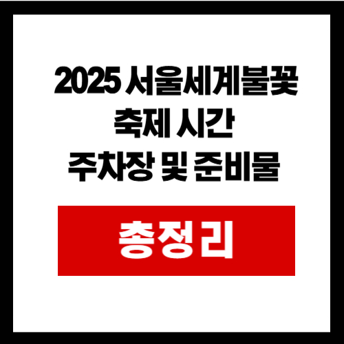 2025 서울불꽃축제